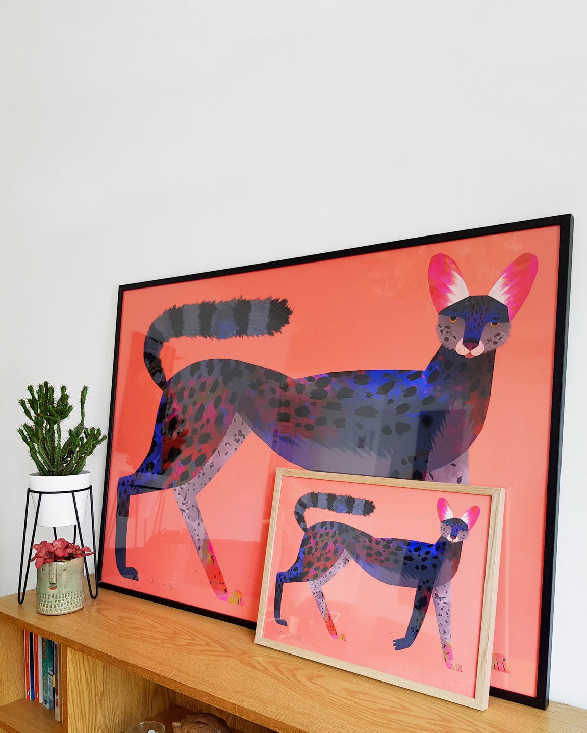 Black Serval | Art Print