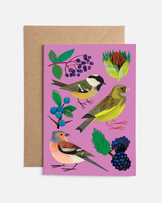 Feasting on the Hedgerows | Card