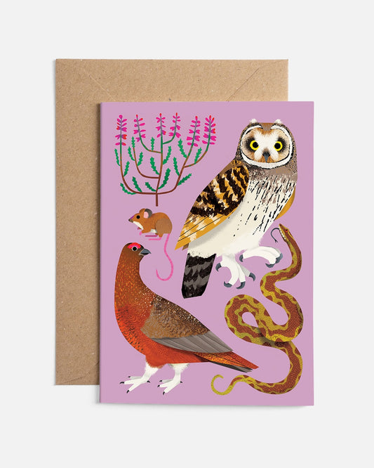 Adders on the Moor | Card