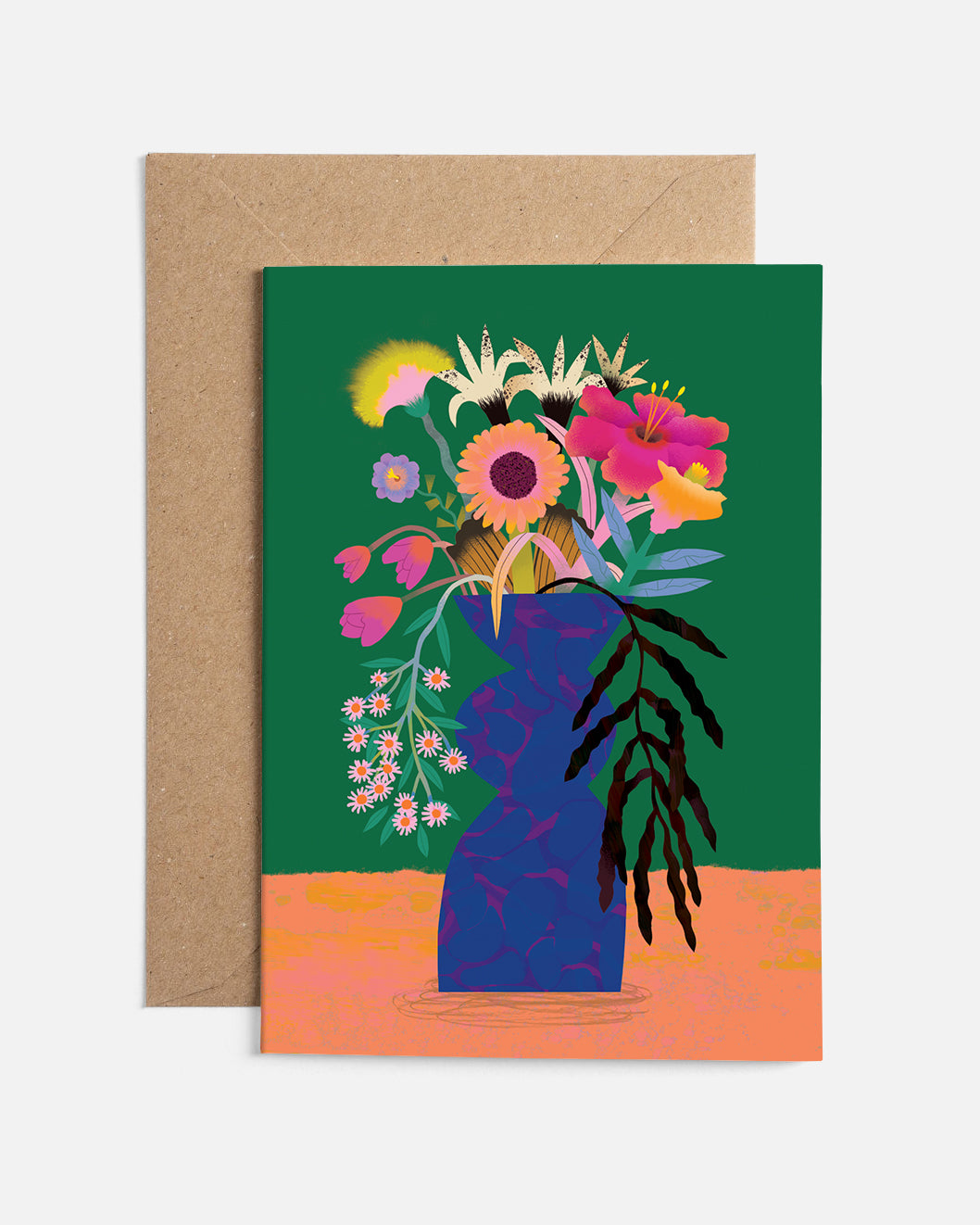 Flower Bunch Green | Card