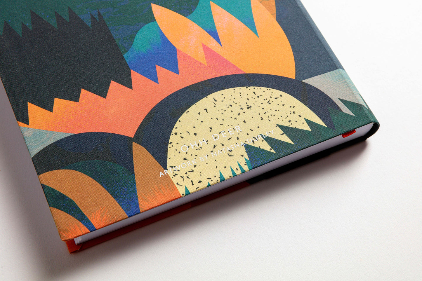 Volcanic Abstract Linen Notebook