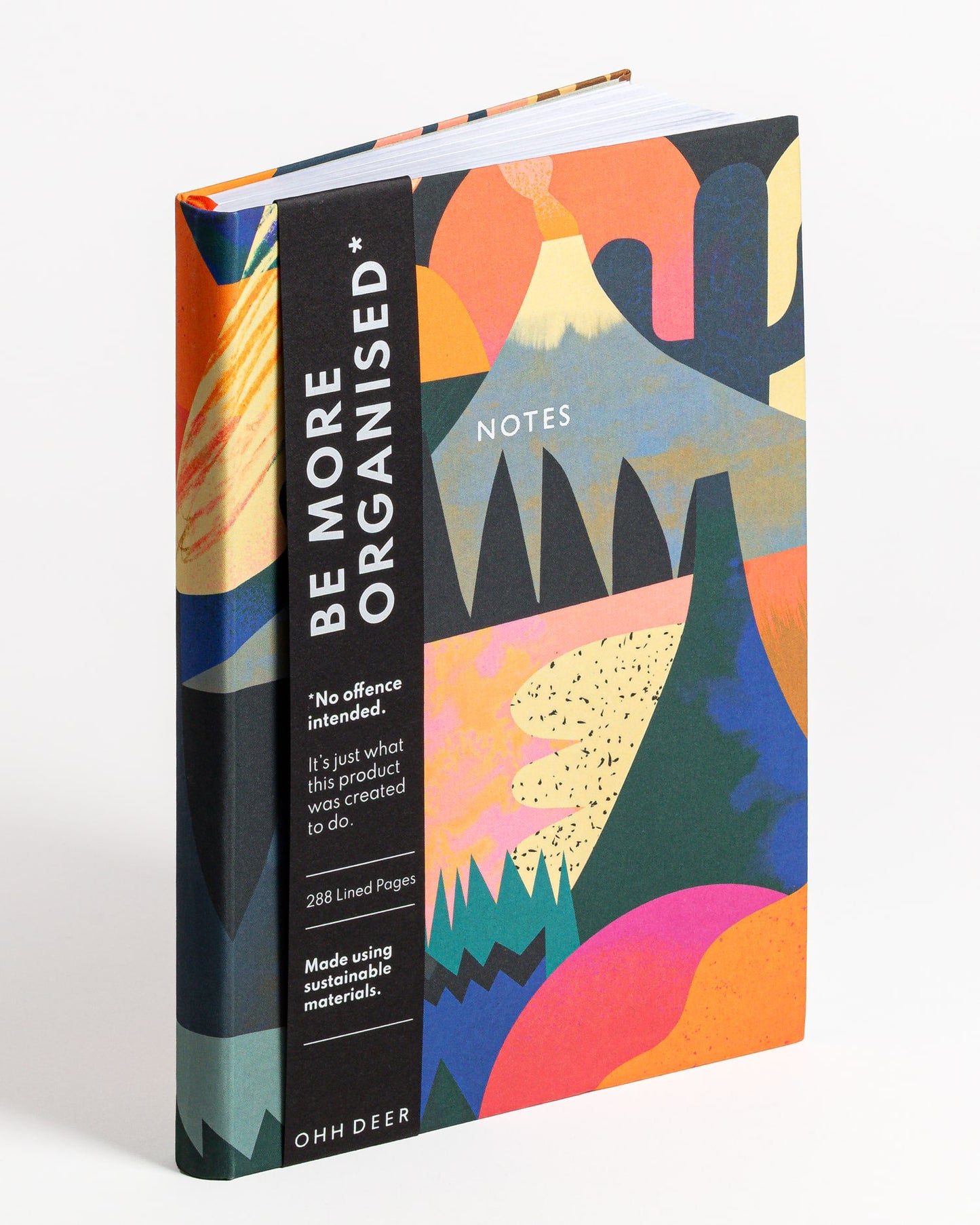 Volcanic Abstract Linen Notebook