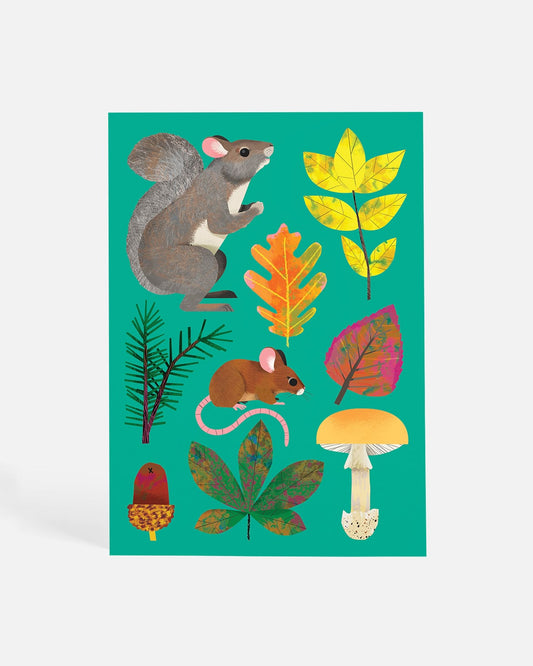Autumn Hoards | Postcard