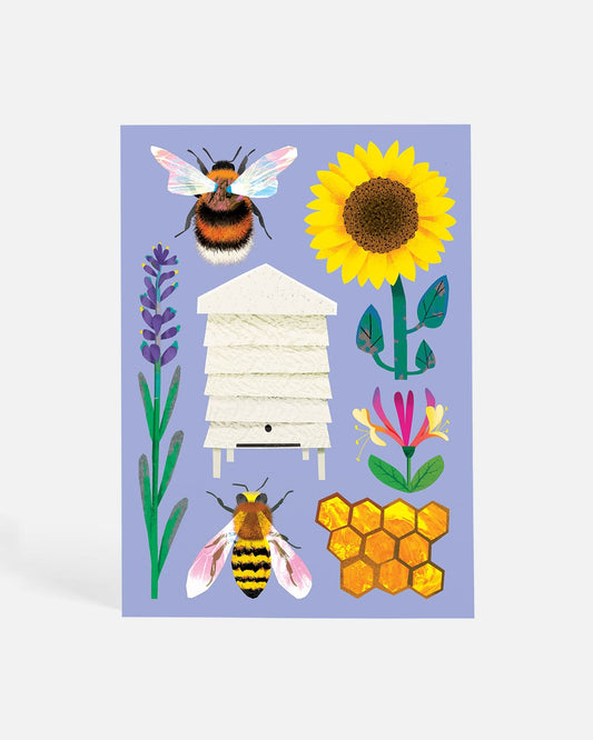 Busy Bees | Postcard