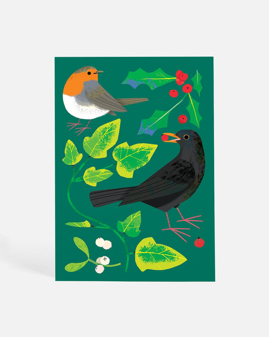 Holly and Ivy | Postcard