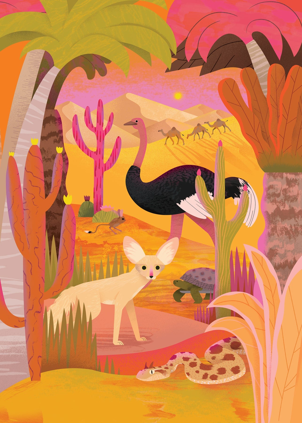 Sahara Desert | Pop-Up Card