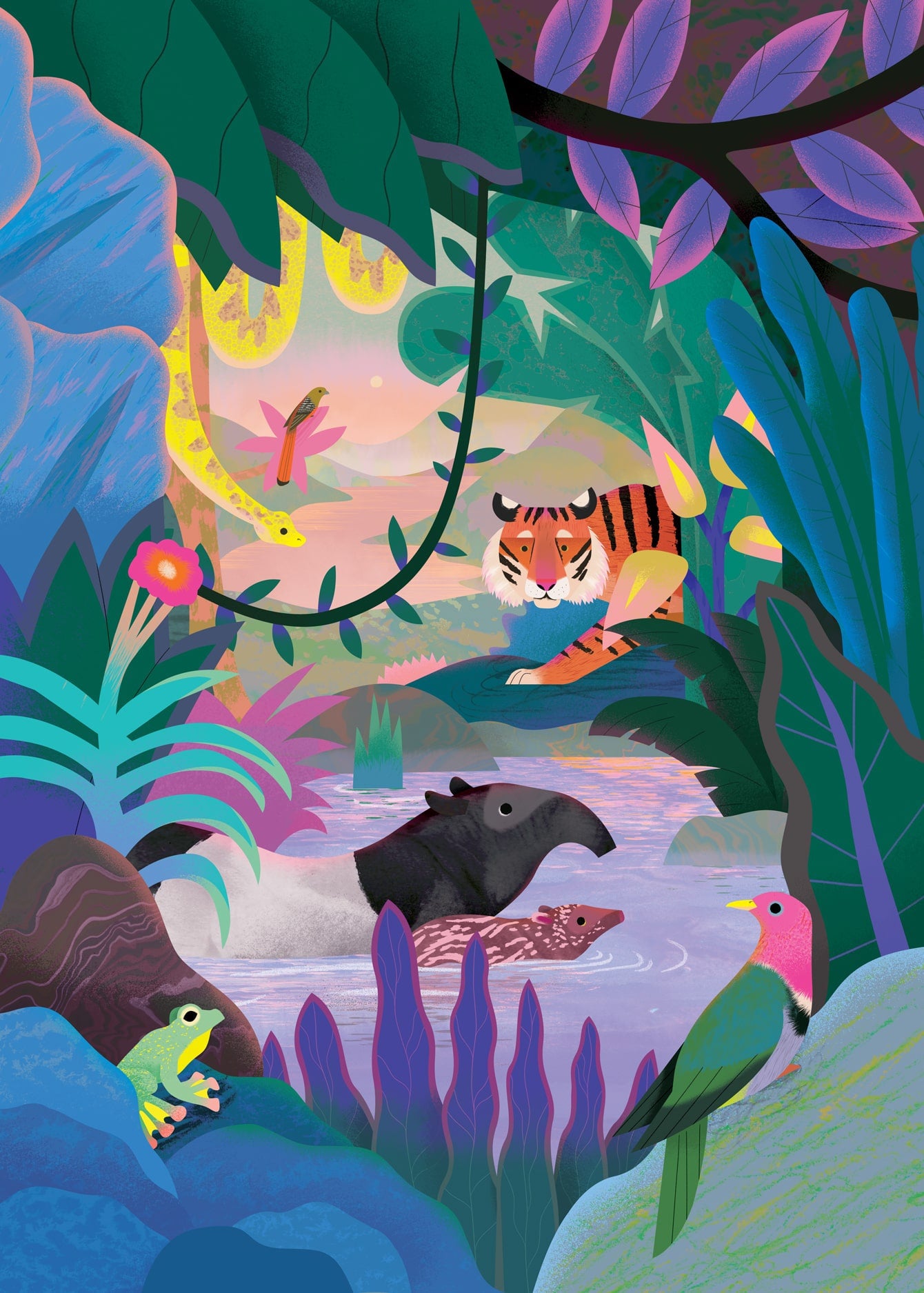 Sumatran Jungle | Pop-Up Card