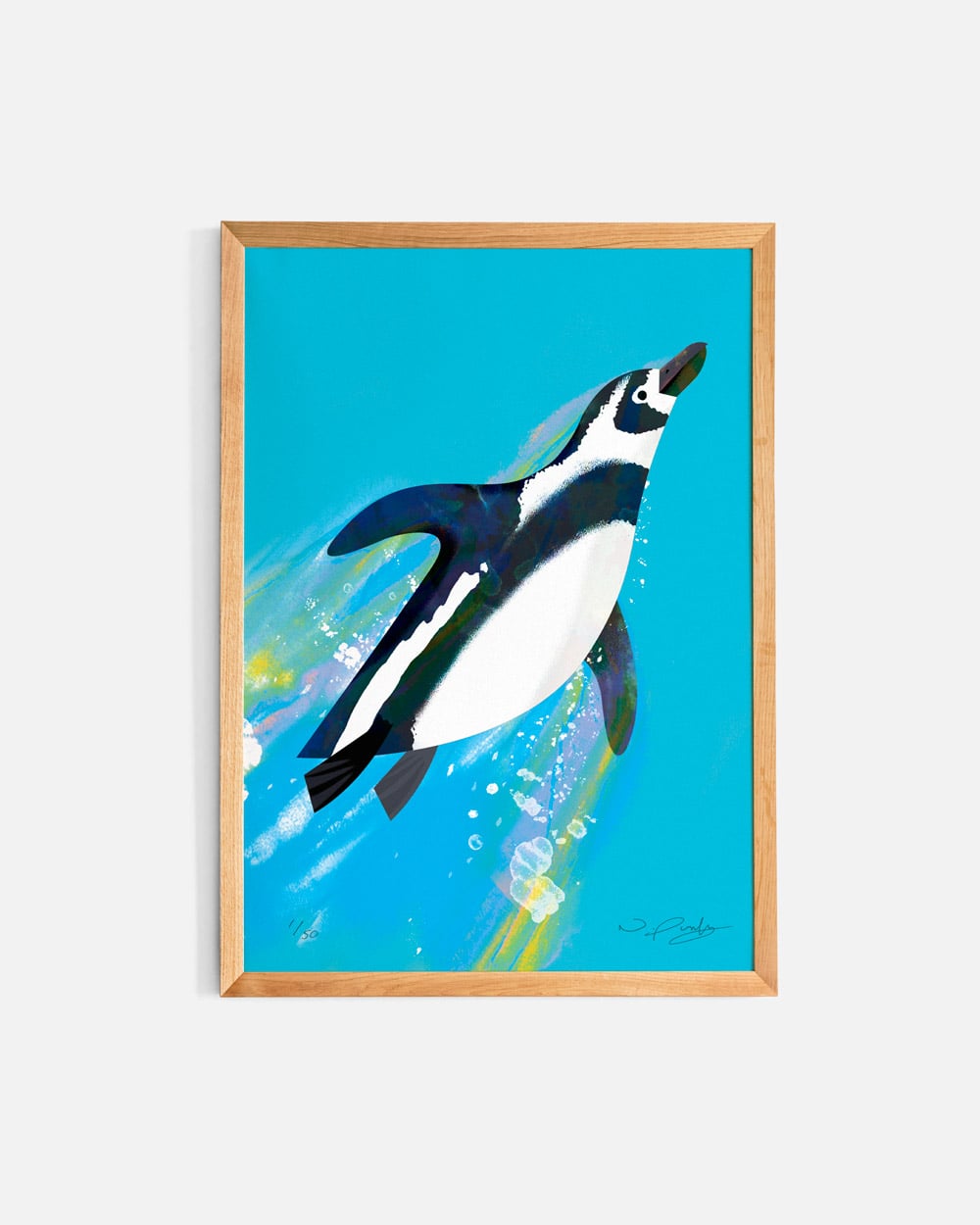 Penguin | A4 Art Print