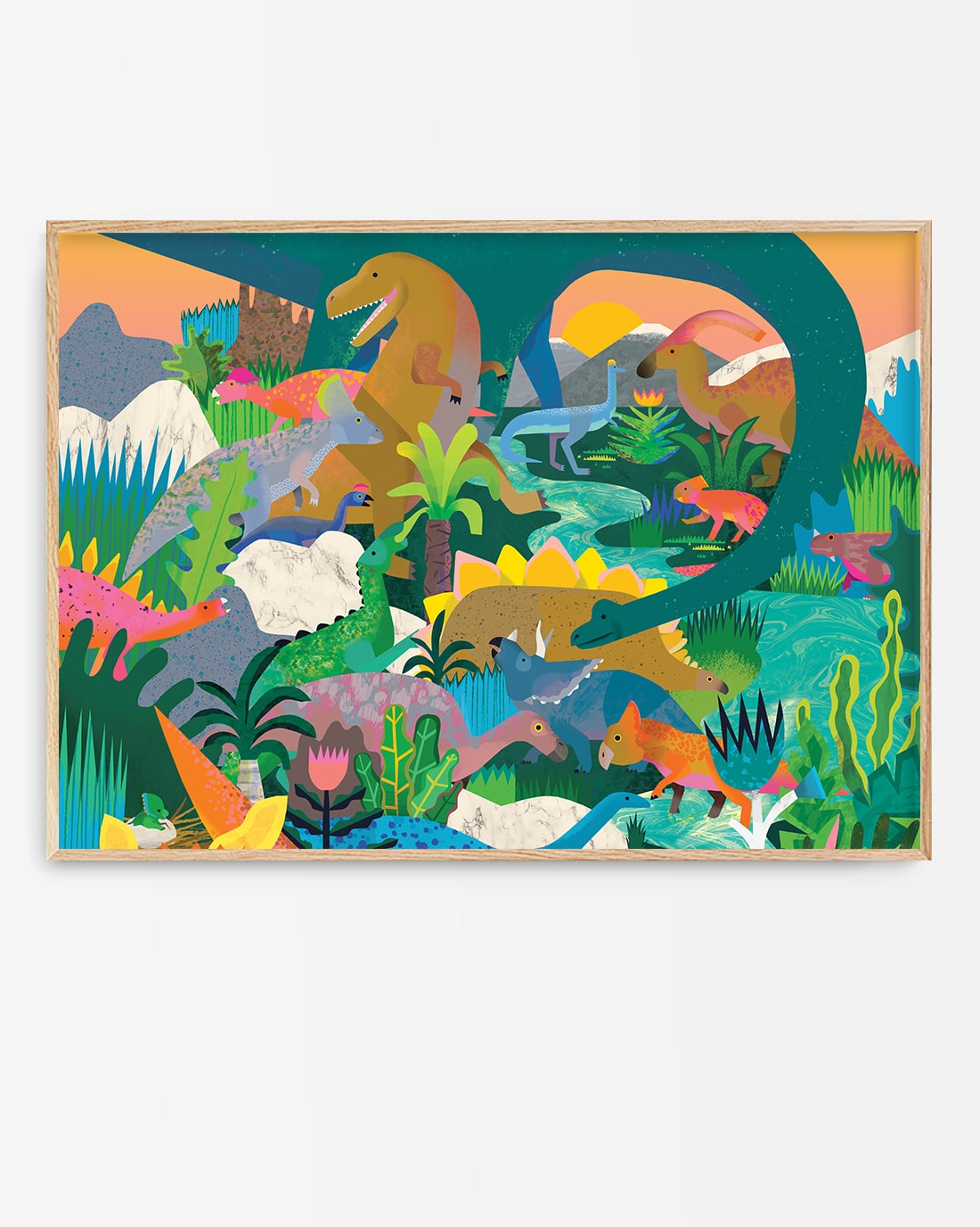 Search & Find Dinosaurs | Art Print