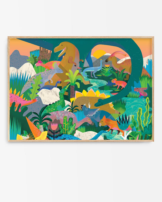 Search & Find Dinosaurs | Art Print
