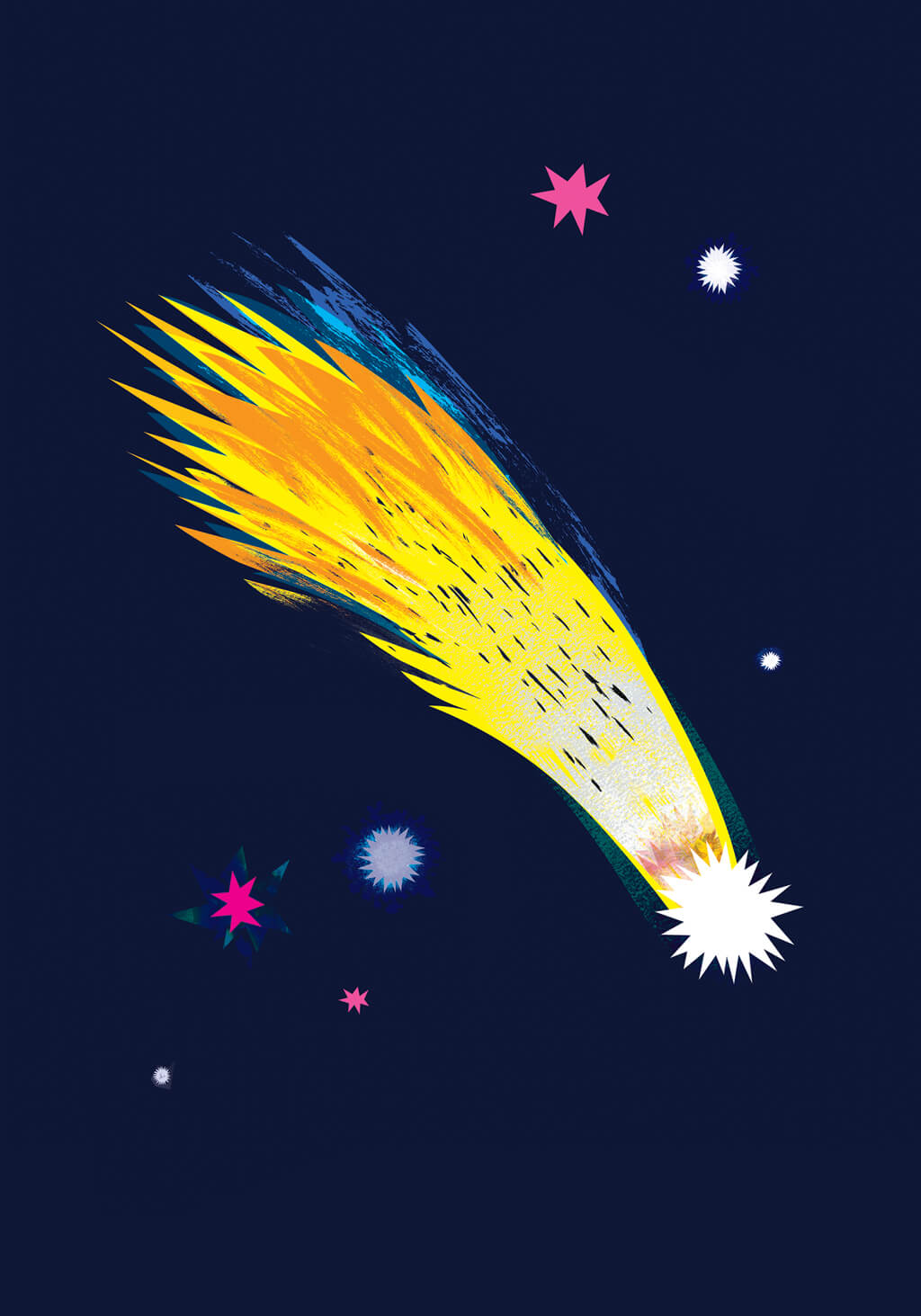 Shooting Star | A4 Art Print