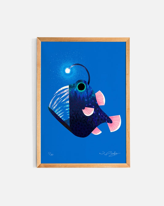 Angler Fish | A4 Art Print