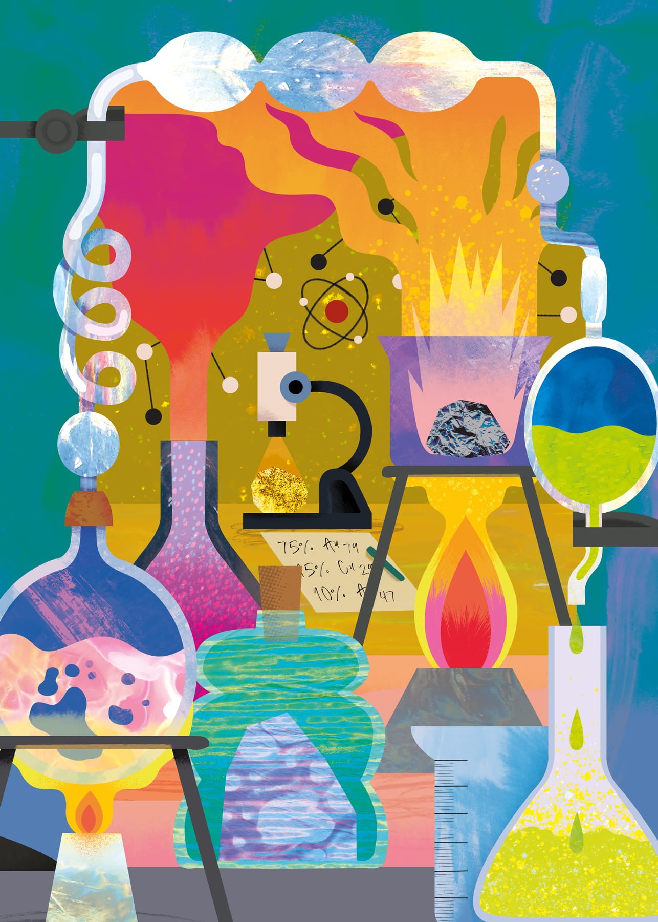 Chemistry Set | Pop-Up Card