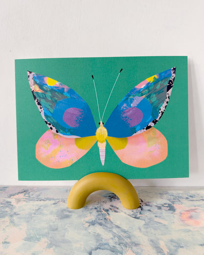 Butterfly Green | XL Postcard