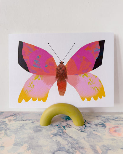 Butterfly Pink | XL Postcard