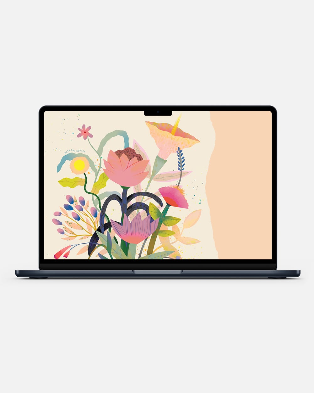 Flower Bunch Cream | Device Wallpaper