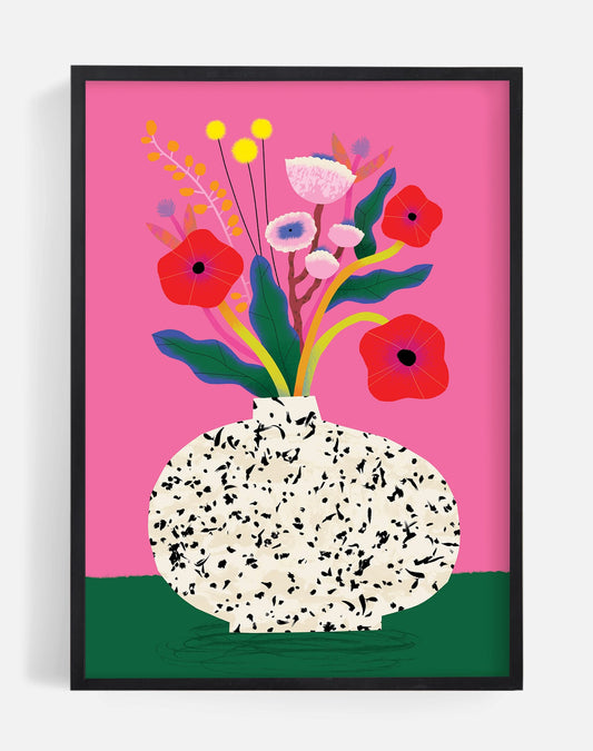 Flower Bunch Pink | Art Print