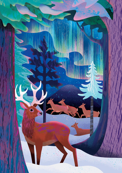 Northern Lights | Pop-Up Card