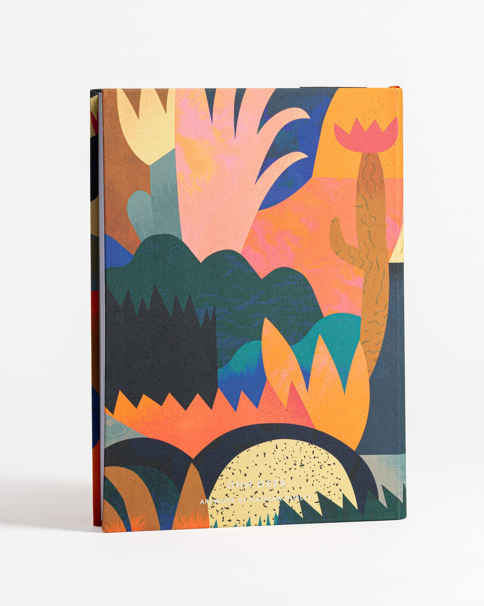 Volcanic Abstract Linen Notebook – Sunny Beast