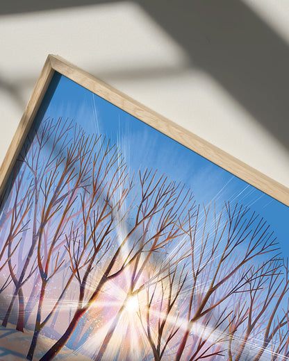 Winter Sunbeams | Art Print