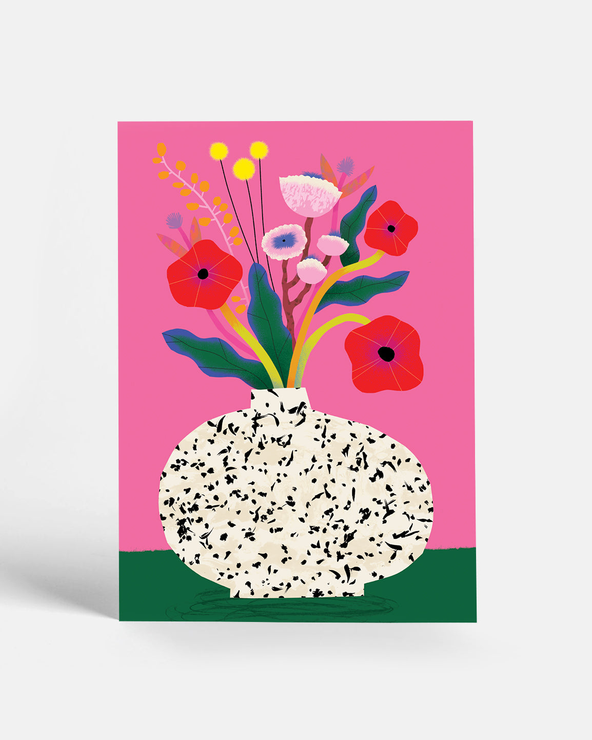 Flower Bunch Pink | Postcard