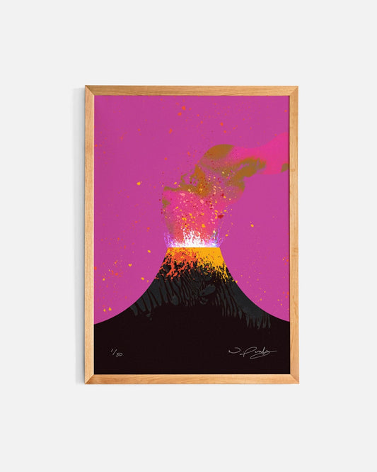 Volcano | A4 Art Print