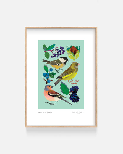 Feasting on the Hedgerows | Art Print