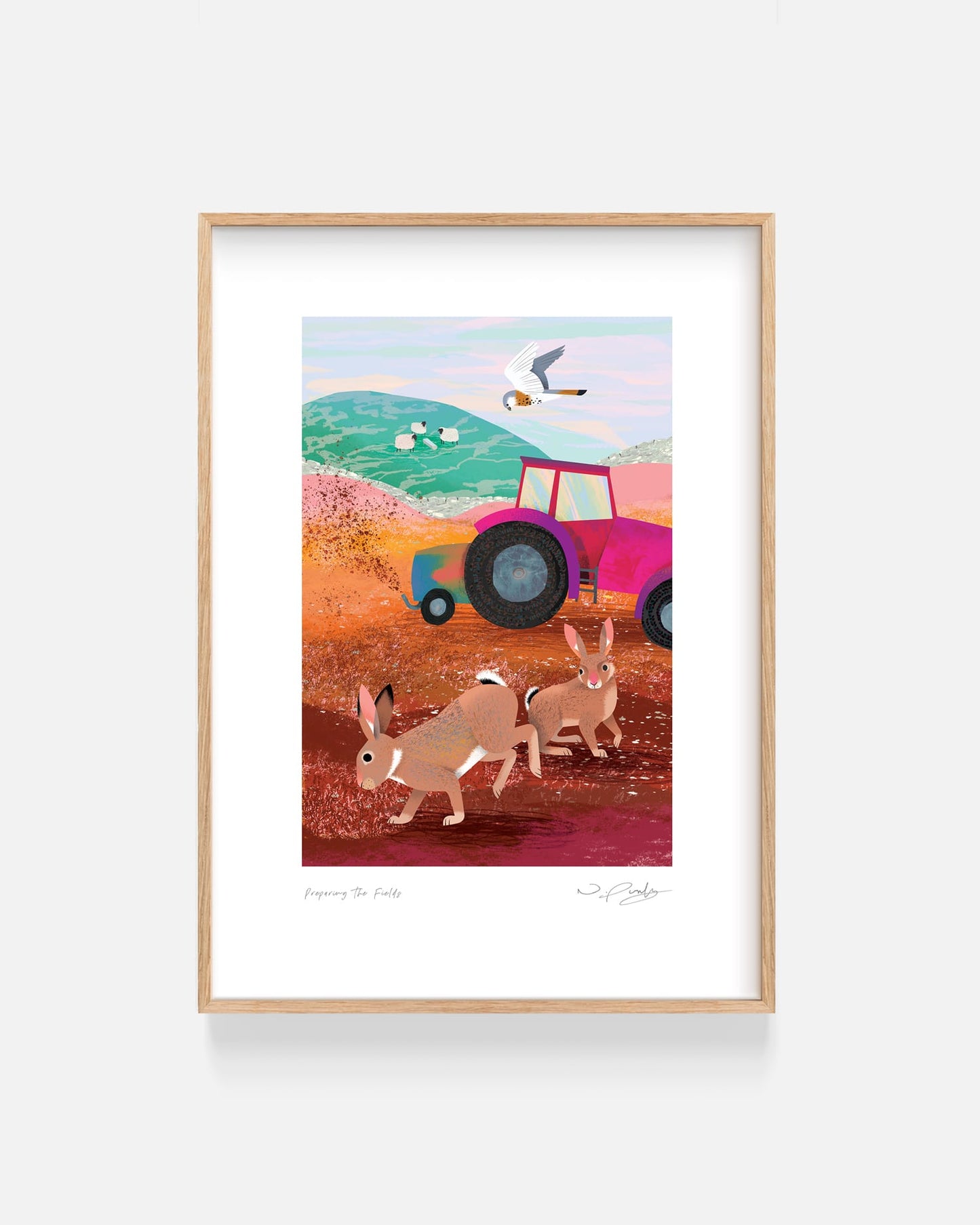 Preparing the Fields | Art Print