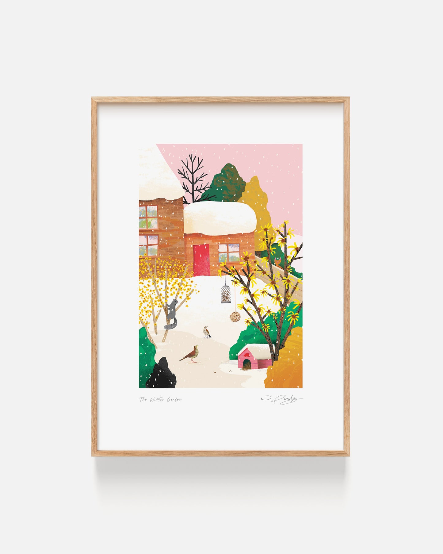 A Winters Garden | Art Print