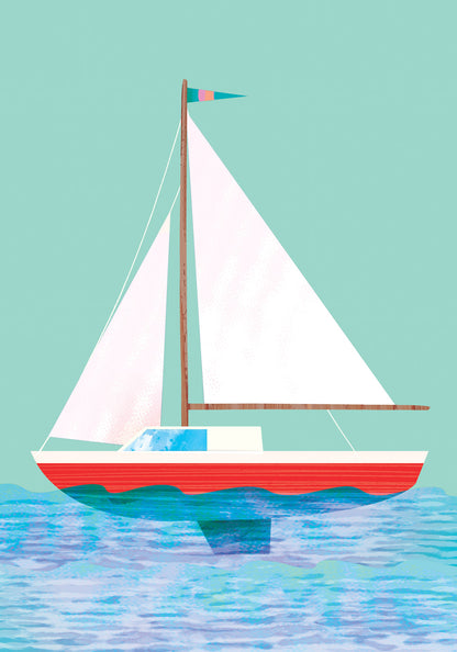 Sailing Boat | A4 Art Print