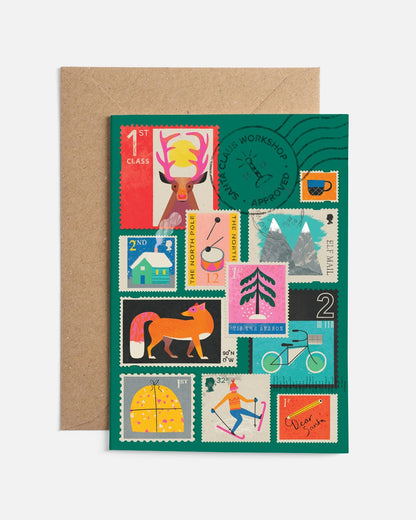 Christmas Stamps | Card Set