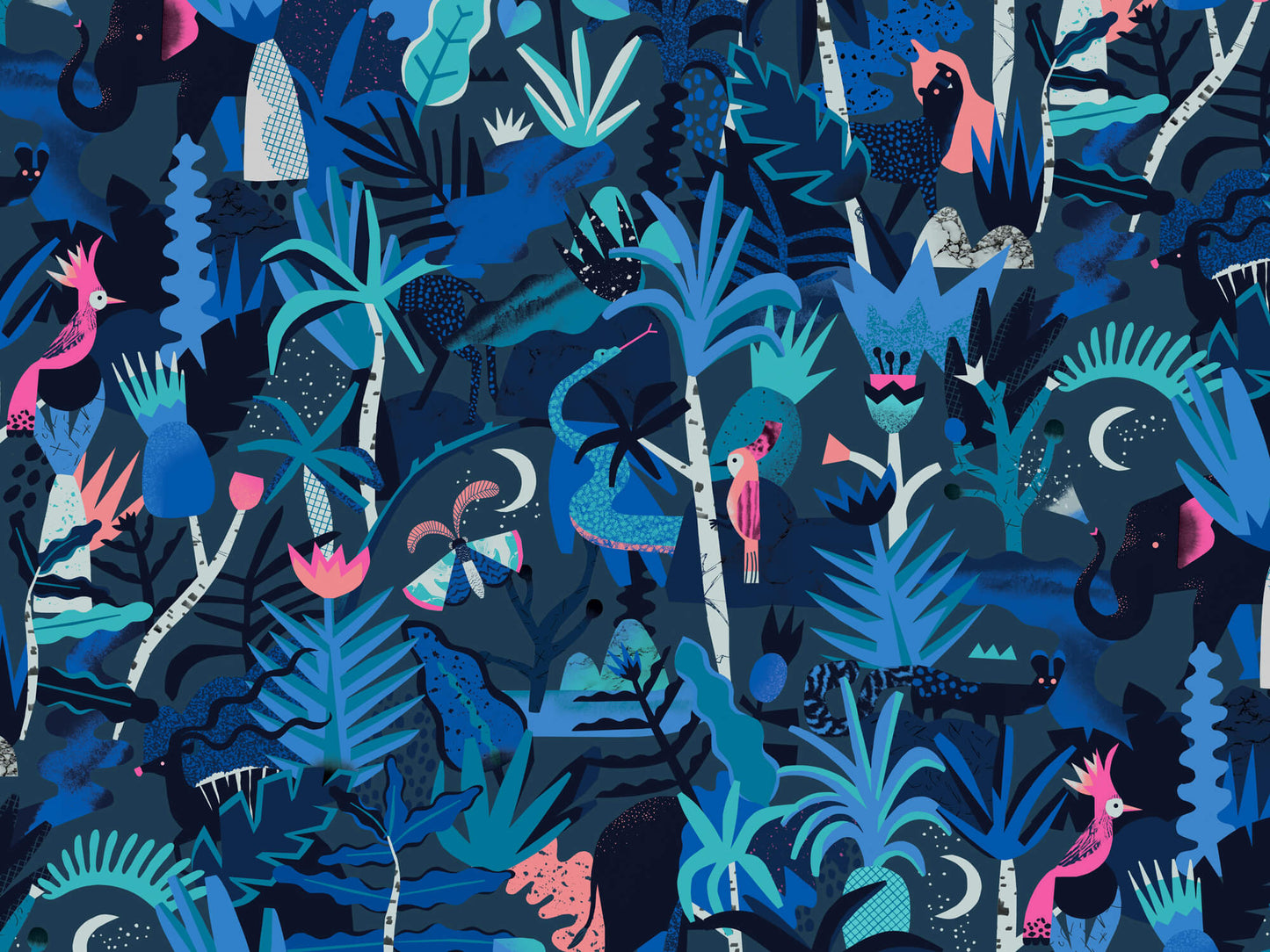 Midnight Jungle | Art Print